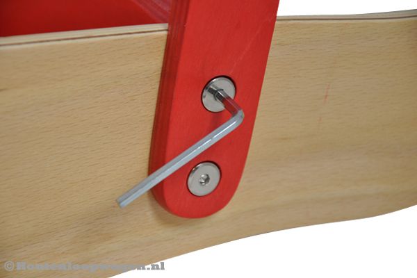 Monteren met imbus sleutel (inclusief).