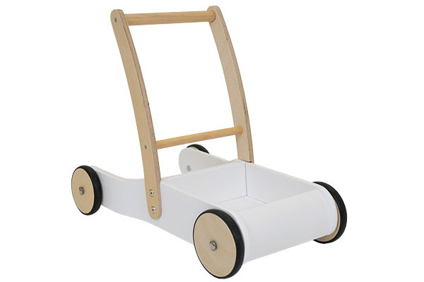 Bandits & Angels loopwagen Little Walker wit