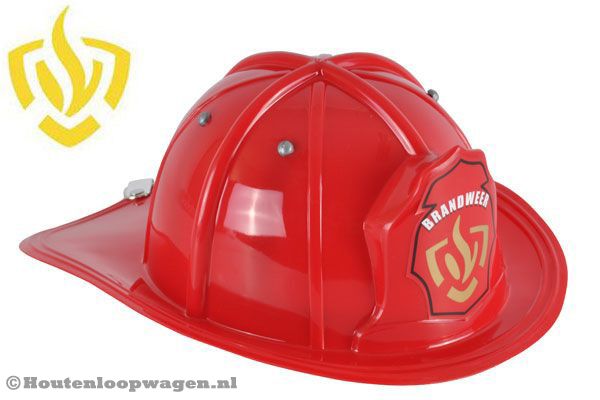 Brandweerhelm voor kinderen van 1 t/m 4 jaar.