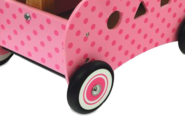 Rubberen wielen, geschikt voor o.a. houten vloeren.