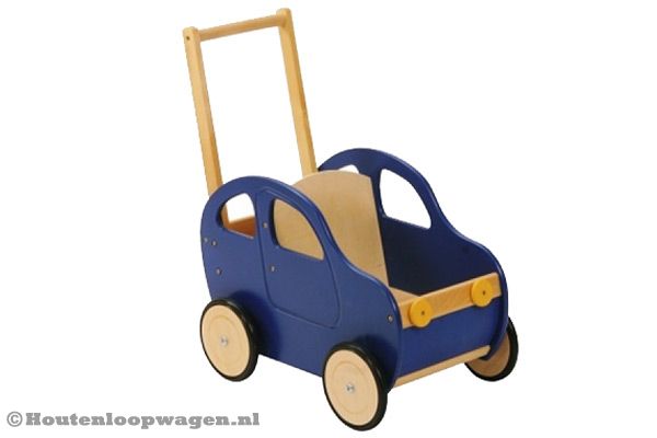 Azzurro Italia blauwe loopwagen.