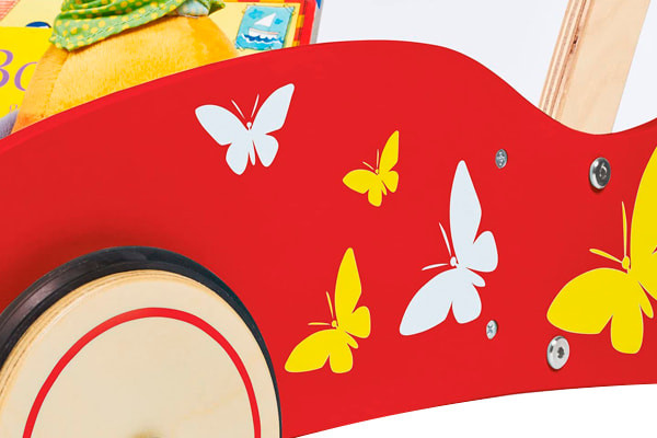 Versierd met vlinders