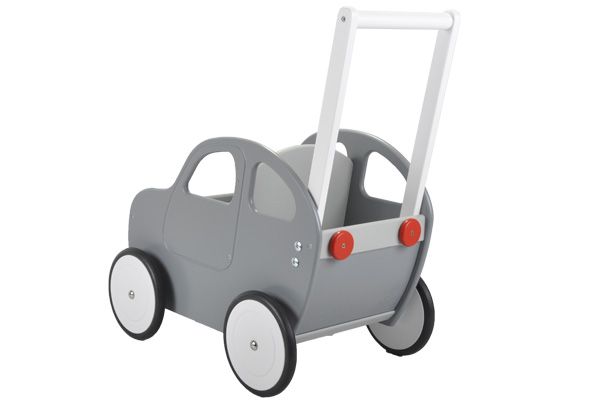 Loopwagen met stevige wielen.